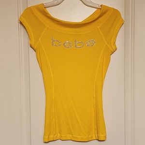 bebe rhinestone top